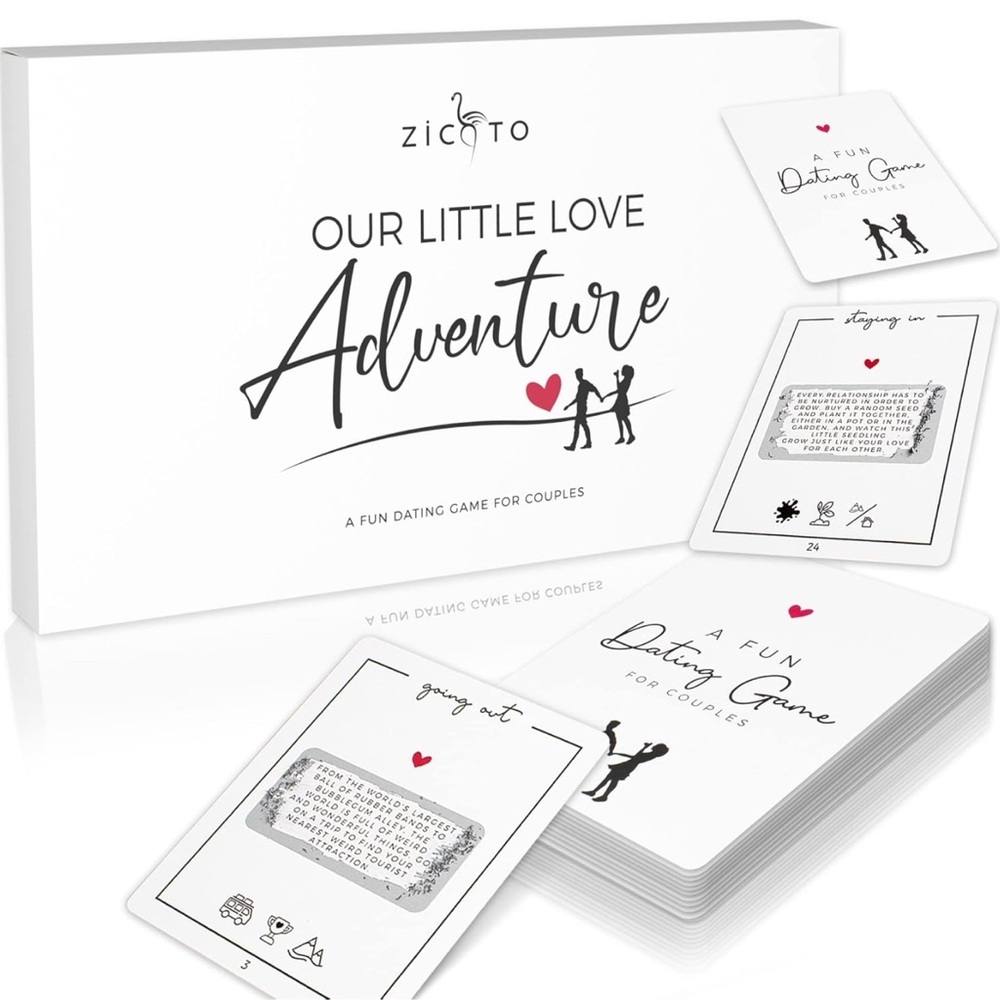 40 Date Game- Our Little Love Adventure Game of Scratch Offs
